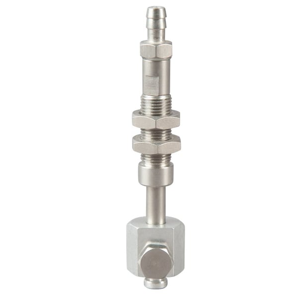 Fipa Spring leveler, travel = 10 mm, with 2 vacuum connections diam. 6 mm, 50.330 - main